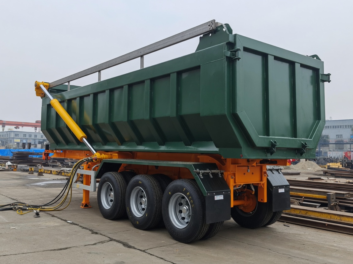 3-Axle Rear Dump Semi-Trailer